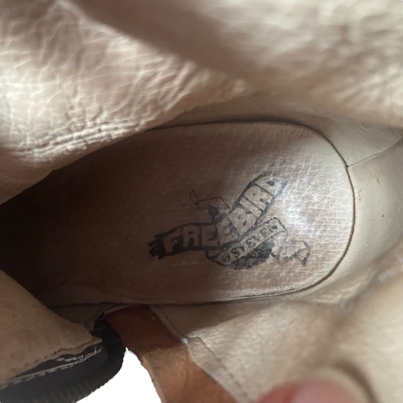 Freebird Belle Suede Leather Fringe Boho Brown Western Ankle Boot Fall Booties 7 - Picture 12 of 13